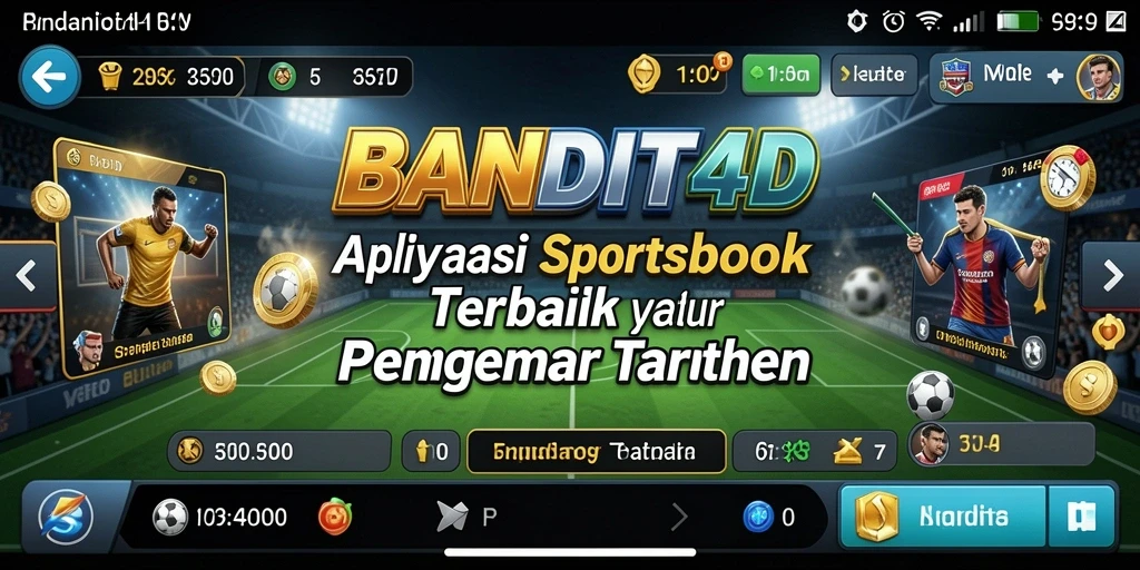 Tampilan menarik dari BANDIT4D yang menampilkan pengalaman taruhan olahraga.
