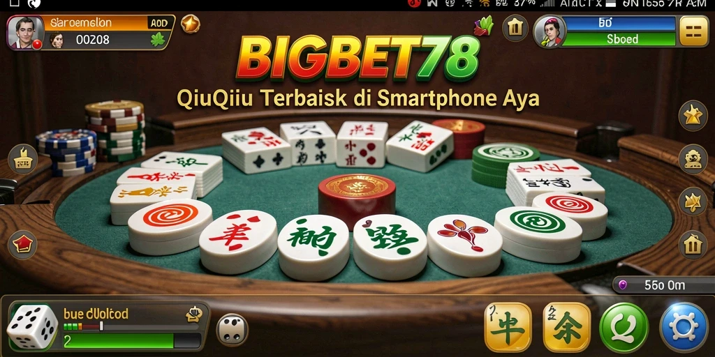 Tampilan utama gameplay QiuQiu yang menarik di BIGBET78.