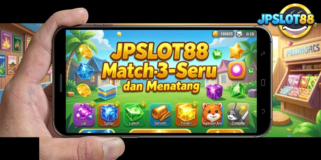 Tampilan gameplay seru dengan grafis vibrant dalam JPSLOT88.