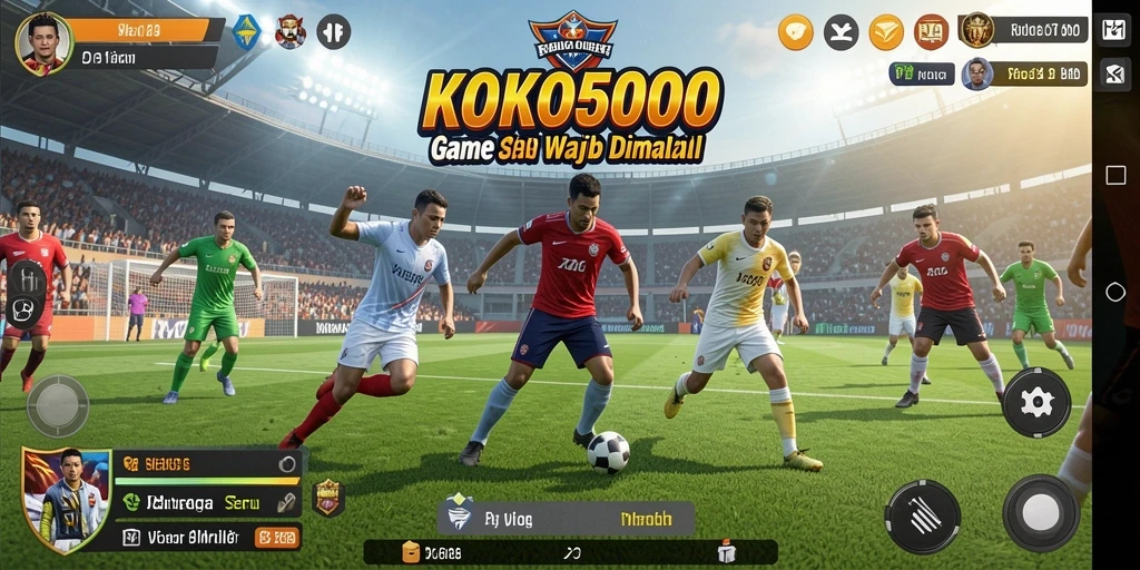 Tampilan gameplay KOKO5000 yang menegangkan dan penuh aksi.
